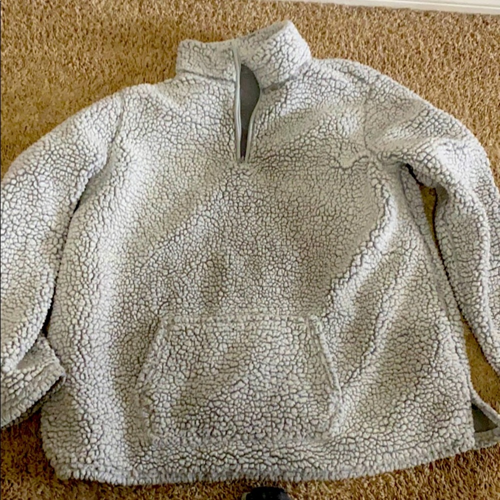 Fuzzy Sherpa jacket